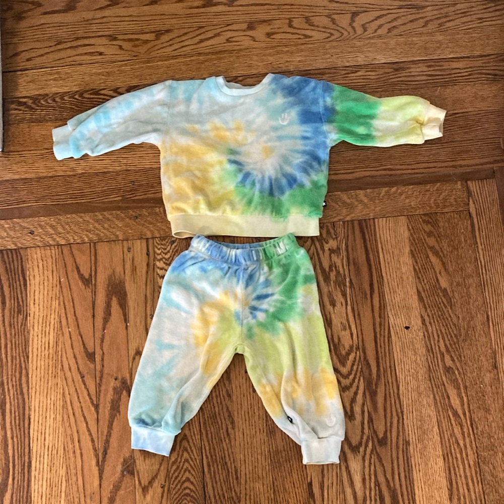 Tie-Dye Sweatshirt and Joggers Set